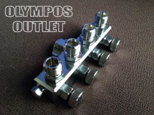 画像1: 【OUTLET】 エアーラインバルブ　L4連　【特別売切価格】