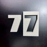 画像: ジョイントマット素材の切り文字【7】（文字基本高さ70mm　厚み10mm） 